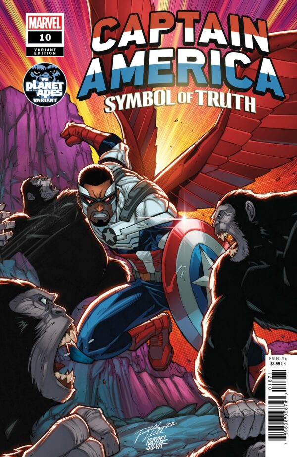 CAPTAIN AMERICA: SYMBOL OF TRUTH #10: Ron Lim Planet of the Apes cover B