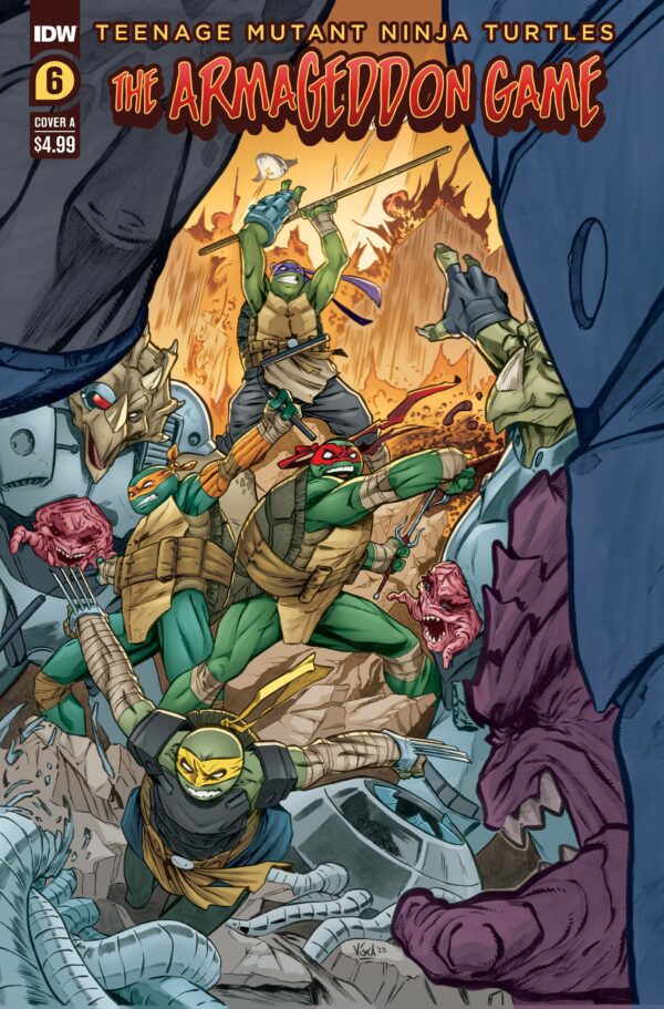 TEENAGE MUTANT NINJA TURTLES: ARMAGEDDON GAME #6: Vincenzo Federici cover A