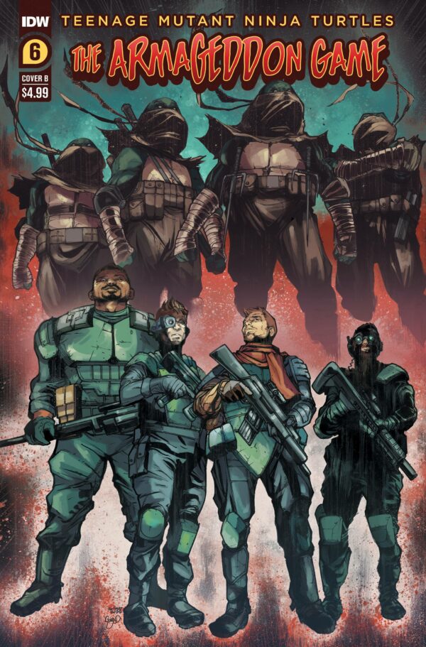 TEENAGE MUTANT NINJA TURTLES: ARMAGEDDON GAME #6: cover B