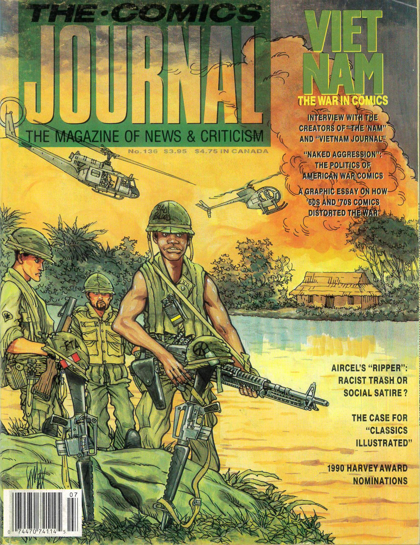 COMICS JOURNAL #136: Don Lomax (Vietnam Journal) COMICS JOURNAL #136: Don Lomax (Vietnam Journal)