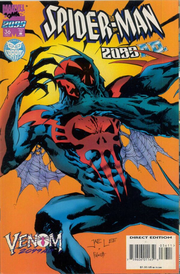 SPIDER-MAN 2099 (1992-1996 SERIES) #36: Jae Lee connecting cover A (Venom 2099)