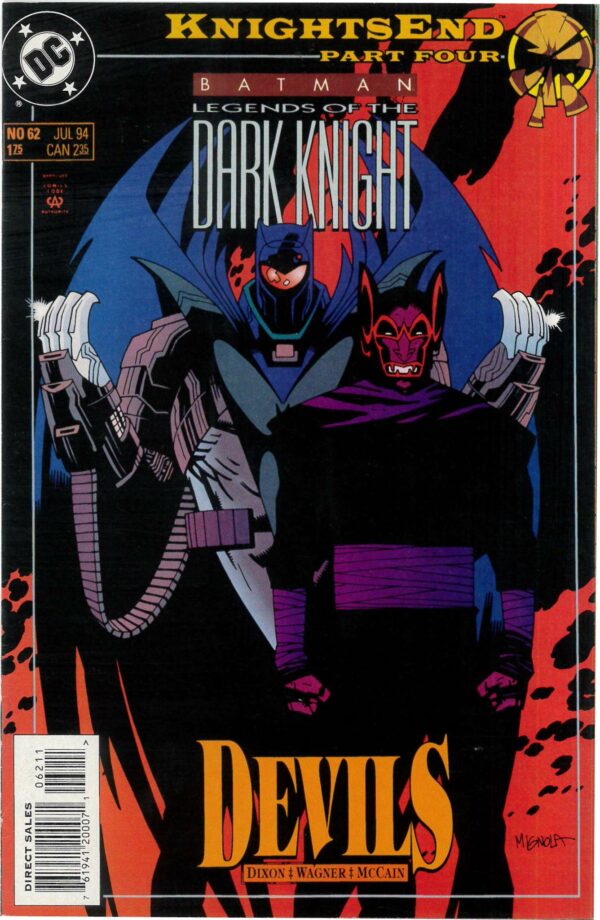 BATMAN: LEGENDS OF THE DARK KNIGHT (YELLOW & REG.) #62: Knightquest