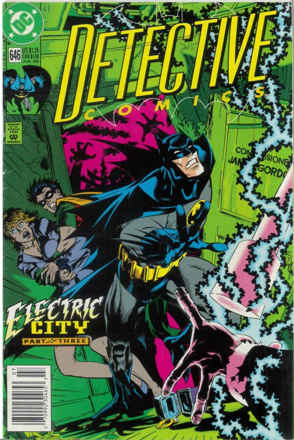 DETECTIVE COMICS (1935- SERIES) #646: Newsstand: Electric City 3/3