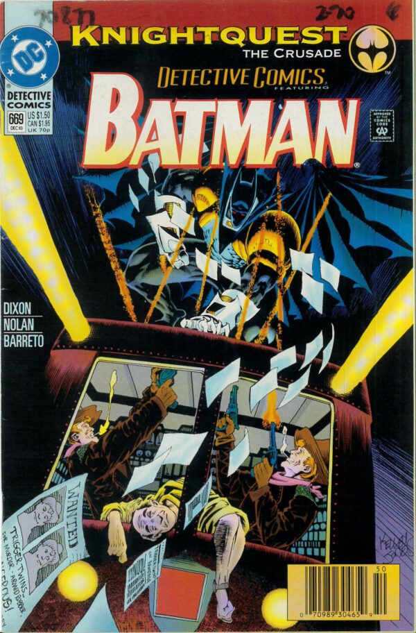 DETECTIVE COMICS (1935- SERIES) #669: Knightquest: Batman (Azrael/Jean Paul Valley): FN/VF