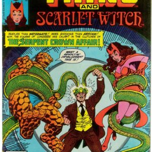 MARVEL TWO-IN-ONE #66: Thing & Scarlet Witch (1st app Set) Newsstand Ed – VF