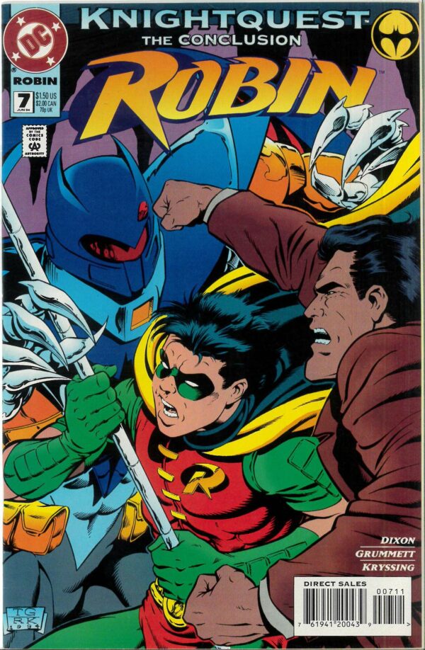ROBIN (1993-2009 SERIES) #7: Knightquest conclusion: Batman (Jean Paul Valley/Azrael)