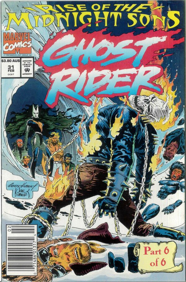 GHOST RIDER (1990: AUSTRALIAN PRICE VARIANT – APV) #31: 9.2 (NM)