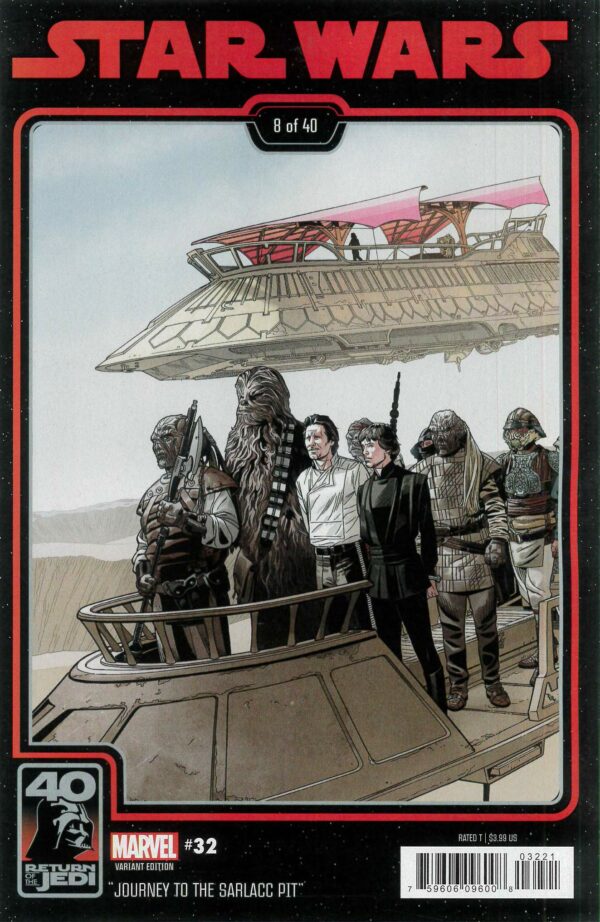 STAR WARS (2019 SERIES) #32: Chris Sprouse Return of the Jedi 40th Anniversary cover B
