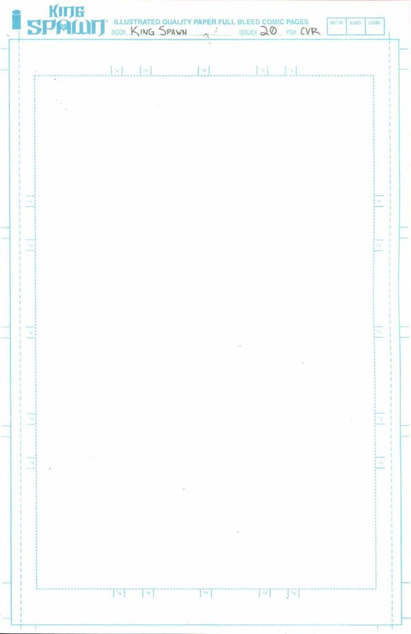 KING SPAWN #20: Blank Sketch cover C