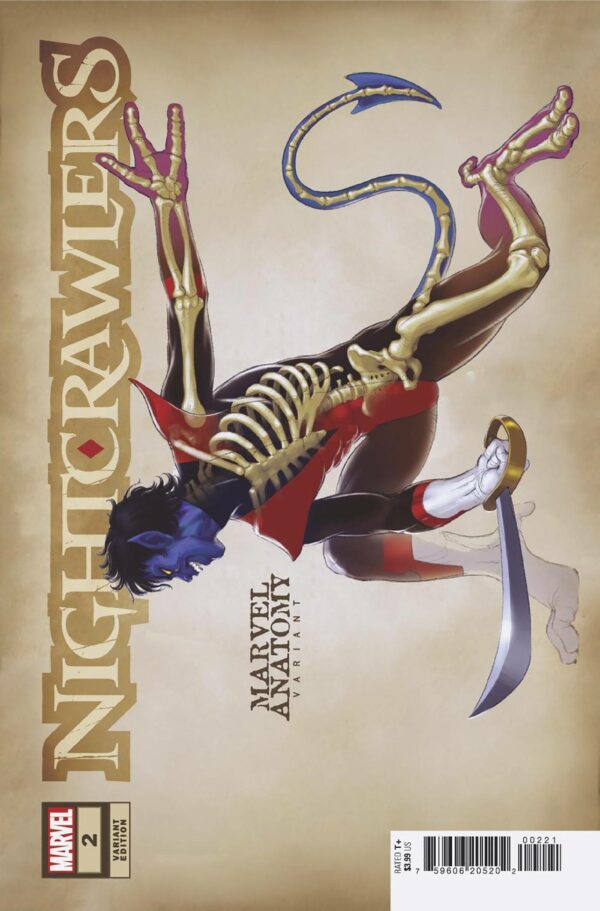 NIGHTCRAWLERS #2: Jonah Loeb Marvel Anatomy cover B