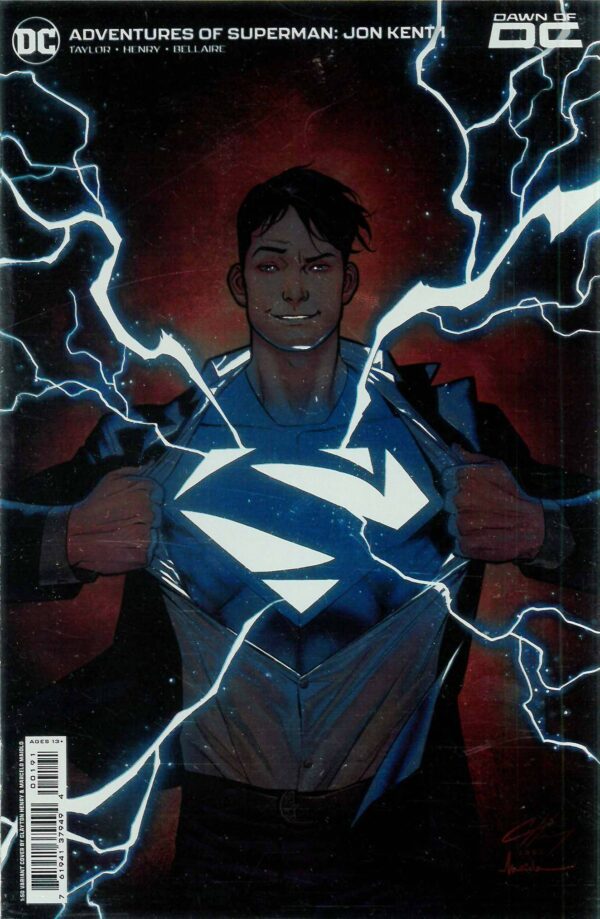 ADVENTURES OF SUPERMAN: JON KENT #1: Clayton Henry Foil RI cover I