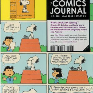 COMICS JOURNAL #290: Who Speaks for Sparky (Charles Shulz)