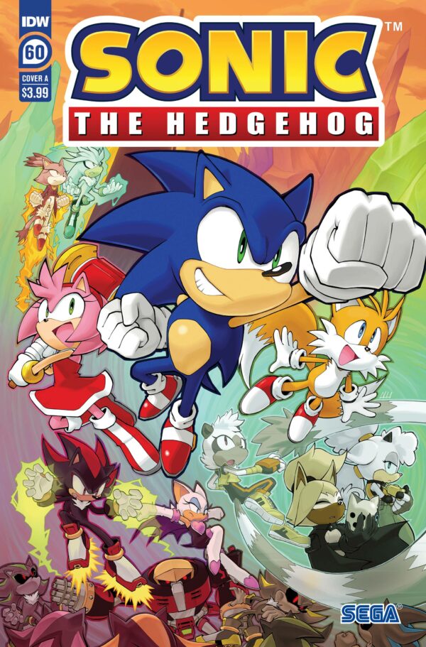 SONIC THE HEDGEHOG (2018 SERIES) #60: Aaron Hammerstrom cover A