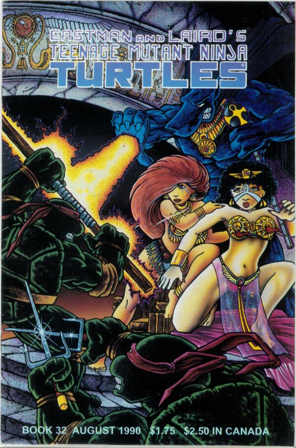 TEENAGE MUTANT NINJA TURTLES (1984-1993 SERIES) #32: 1st Printing: Wraparound: NM