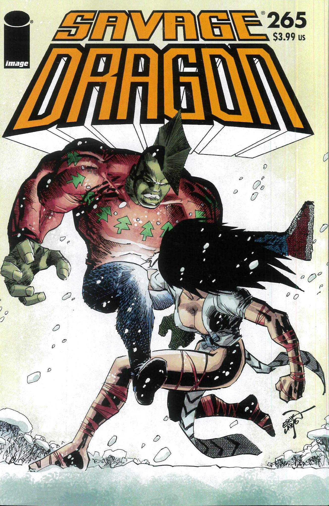 SAVAGE DRAGON (1993- SERIES) #265: Erik Larsen cover A SAVAGE DRAGON (1993- SERIES) #265: Erik Larsen cover A
