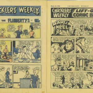 CHUCKLERS’ WEEKLY #2046: Volume 2 Iss 46 – GD (stamp cut out) – Jolliffe