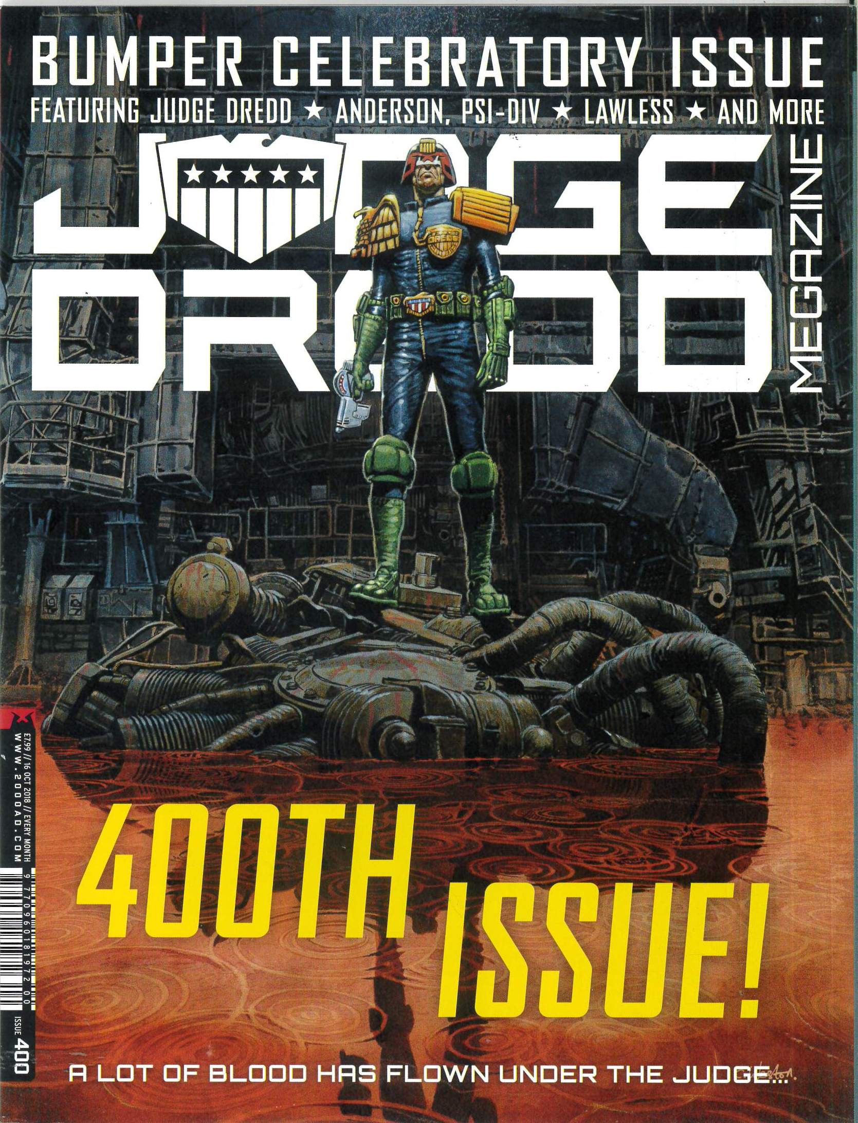 JUDGE DREDD THE MEGAZINE (1996- SERIES) #400 JUDGE DREDD THE MEGAZINE (1996- SERIES) #400