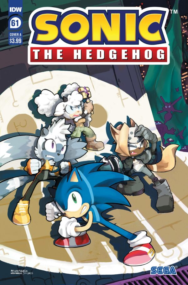 SONIC THE HEDGEHOG (2018 SERIES) #61: Mauro Fonseca cover A