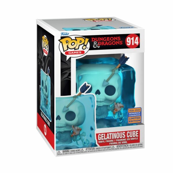 POP GAMES VINYL FIGURE #914: Blue Gelatinous Cube: Dungeons and Dragons