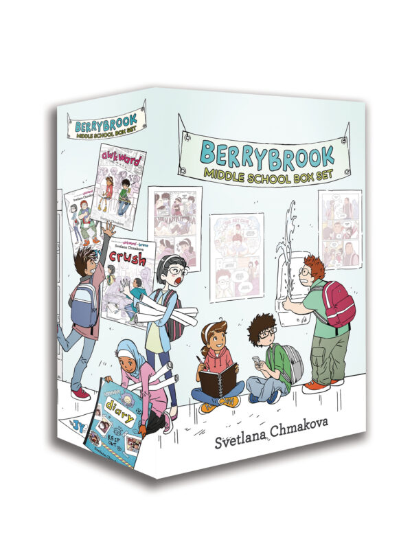 BERRYBROOK SCHOOL GN BOX SET: Awkward, Brave, Crush, and Diary