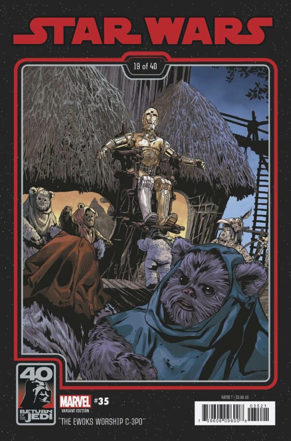 STAR WARS (2019 SERIES) #35: Chris Sprouse Return of the Jedi 40th Anniversary cover B