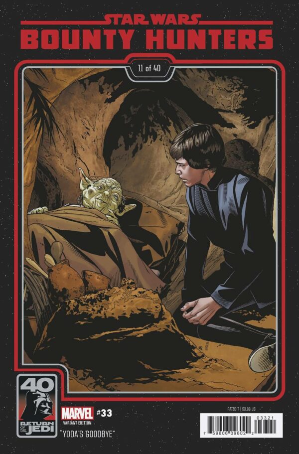 STAR WARS: BOUNTY HUNTERS #33: Chris Sprouse Return of the Jedi 40th Anniversary cover B