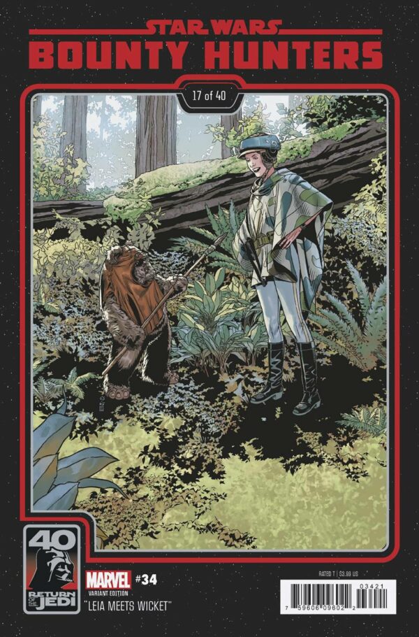 STAR WARS: BOUNTY HUNTERS #34: Chris Sprouse Return of the Jedi 40th Anniversary cover B