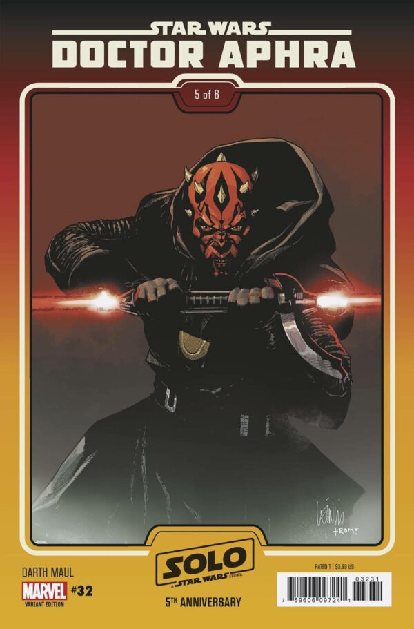 STAR WARS: DOCTOR APHRA (2020 SERIES) #32: Leinil Francis Yu Darth Maul Solo 5th Anniversary cover C