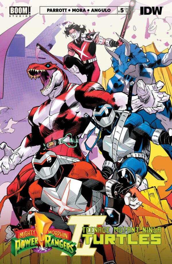 POWER RANGERS/TEENAGE MUTANT NINJA TURTLES II #5: Dan Mora cover A