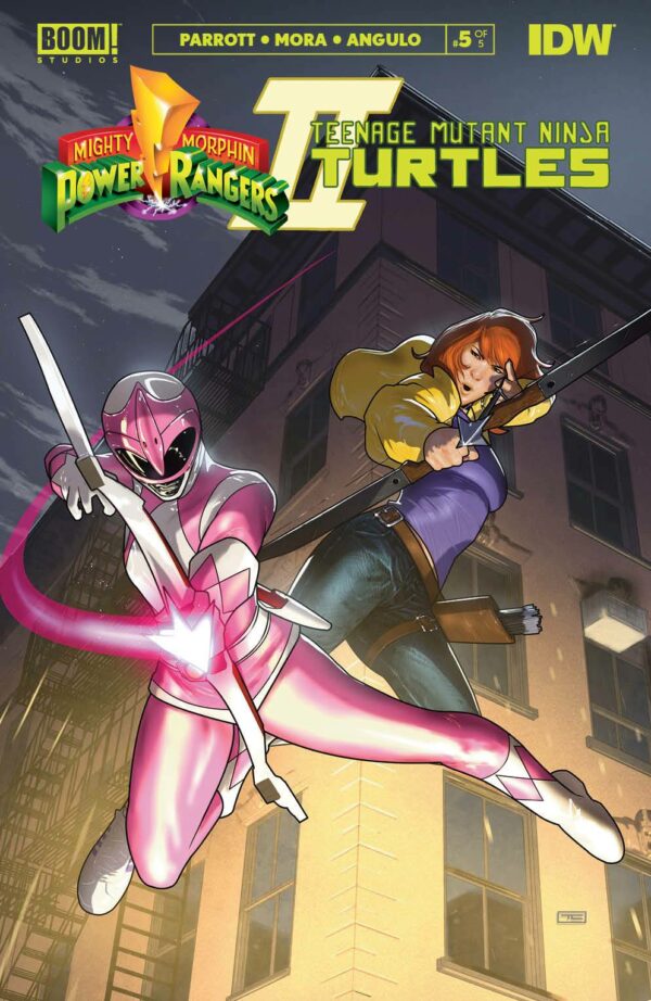 POWER RANGERS/TEENAGE MUTANT NINJA TURTLES II #5: Taurin Clarke cover E