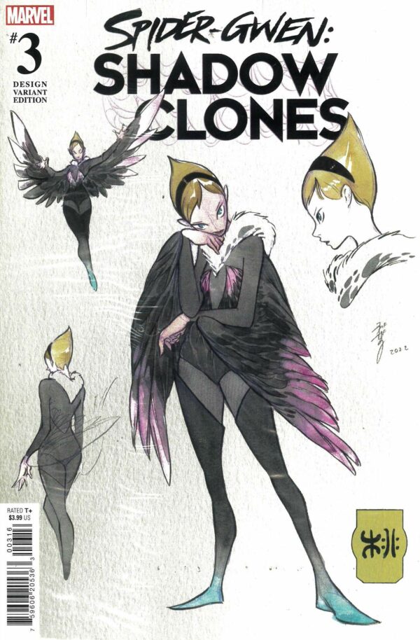 SPIDER-GWEN: SHADOW CLONES #3: Peach Momoko Design RI cover P
