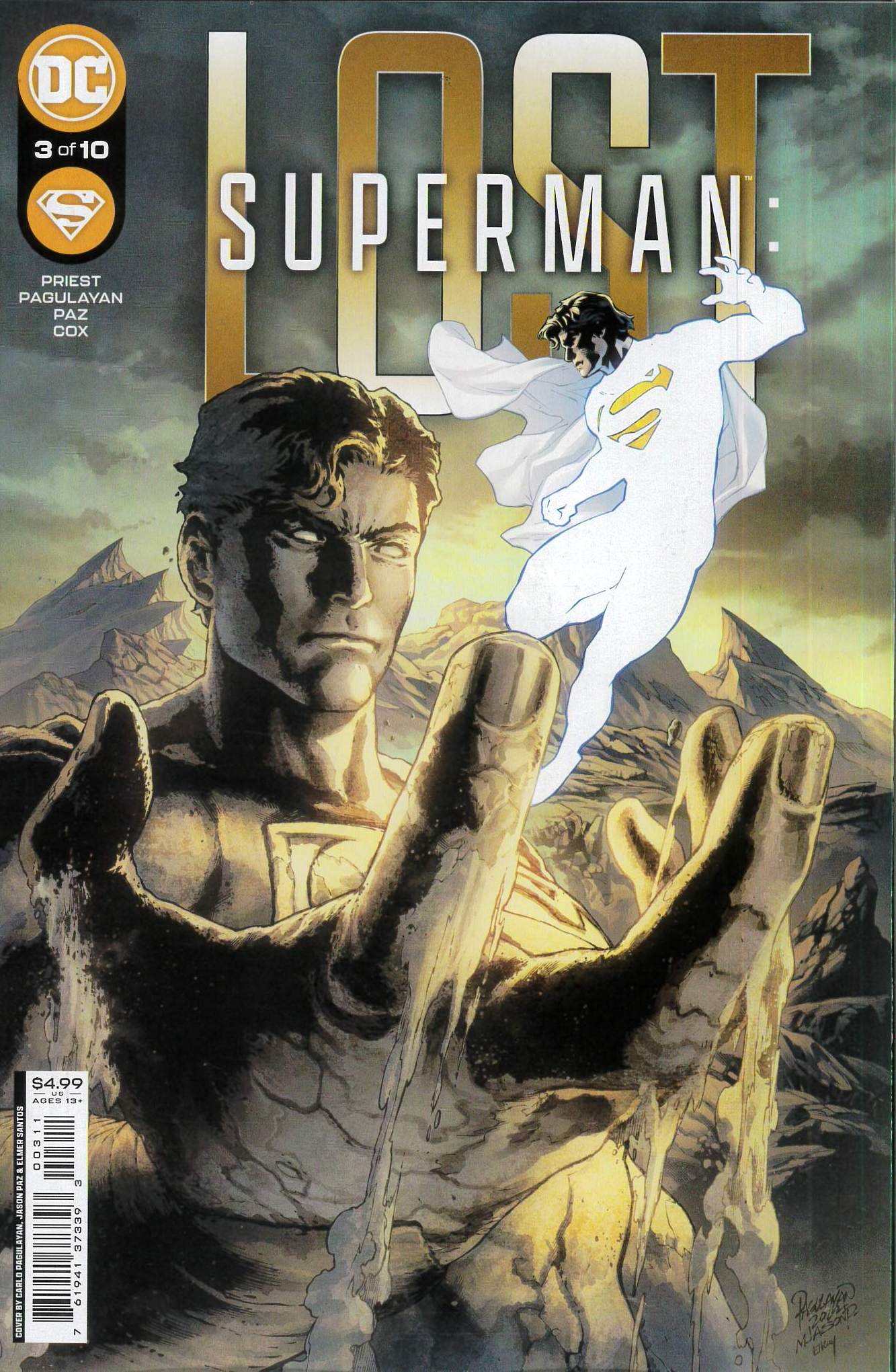 SUPERMAN: LOST #3: Carlo Pagualayan cover A SUPERMAN: LOST #3: Carlo Pagualayan cover A
