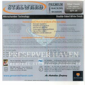 STALWARD BACKING BOARDS #11: Current size Premium (10pk) (171 x 266mm – 6.75 x 10.5 inch)