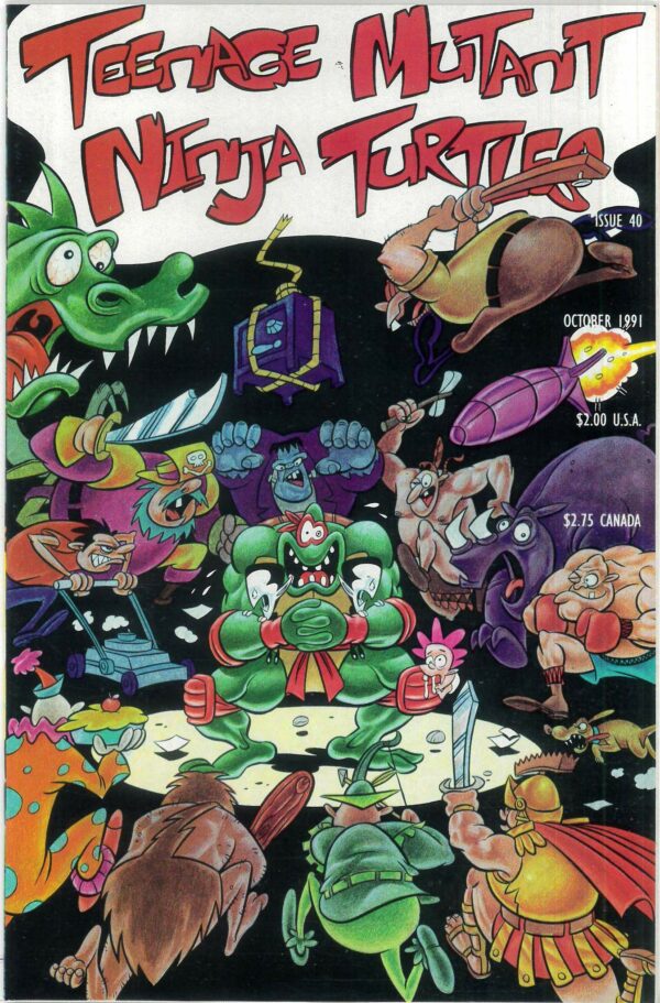 TEENAGE MUTANT NINJA TURTLES (1984-1993 SERIES) #40: NM