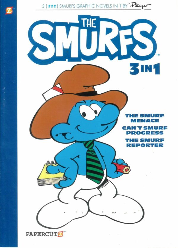 SMURFS 3-IN-1 GN #8: The Smurf Menace/Can’t Smurf Progress/The Smurf Reporter