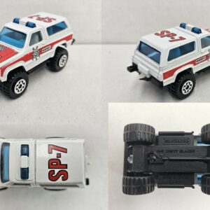 MATCHBOX DIE CAST #50: 4×4 Chevy Blazer MB 50 SP-7 Sherrif Police White Macao – NM