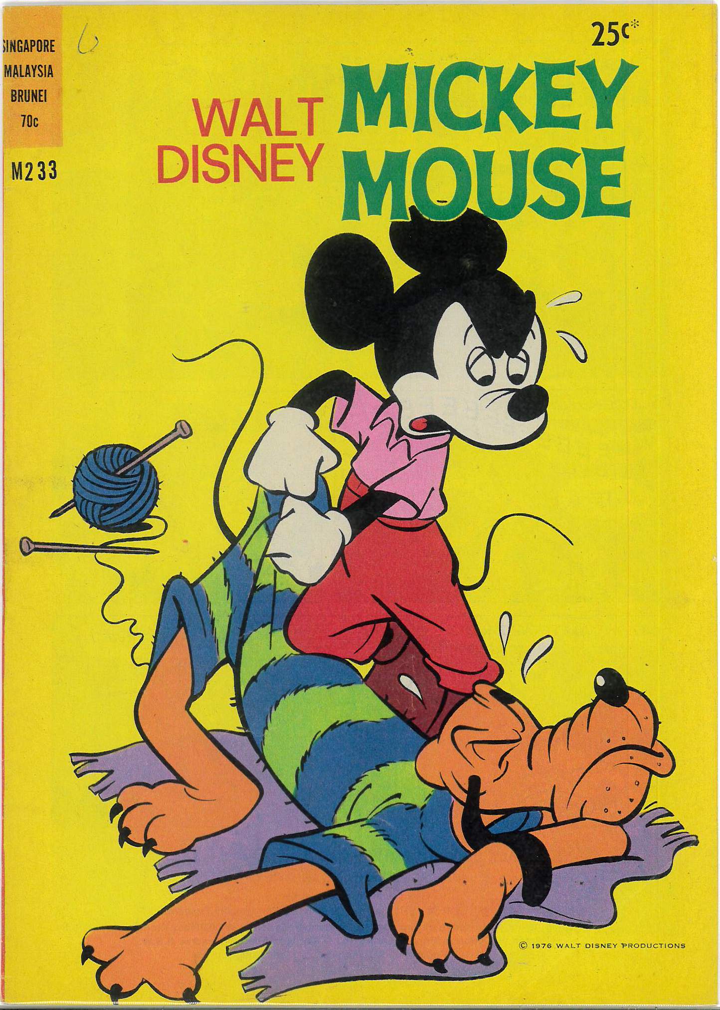 WALT DISNEY’S MICKEY MOUSE (M SERIES) (1956-1978) #233: Space Treasure – VG/FN WALT DISNEY’S MICKEY MOUSE (M SERIES) (1956-1978) #233: Space Treasure – VG/FN