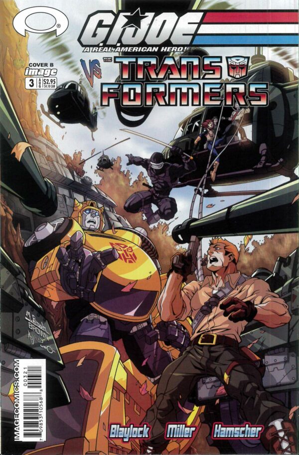 G.I. JOE TRANSFORMERS #3: Mark Brooks Cover B