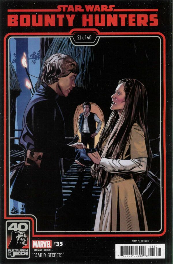 STAR WARS: BOUNTY HUNTERS #35: Chris Sprouse Return of the Jedi 40th Anniversary cover B