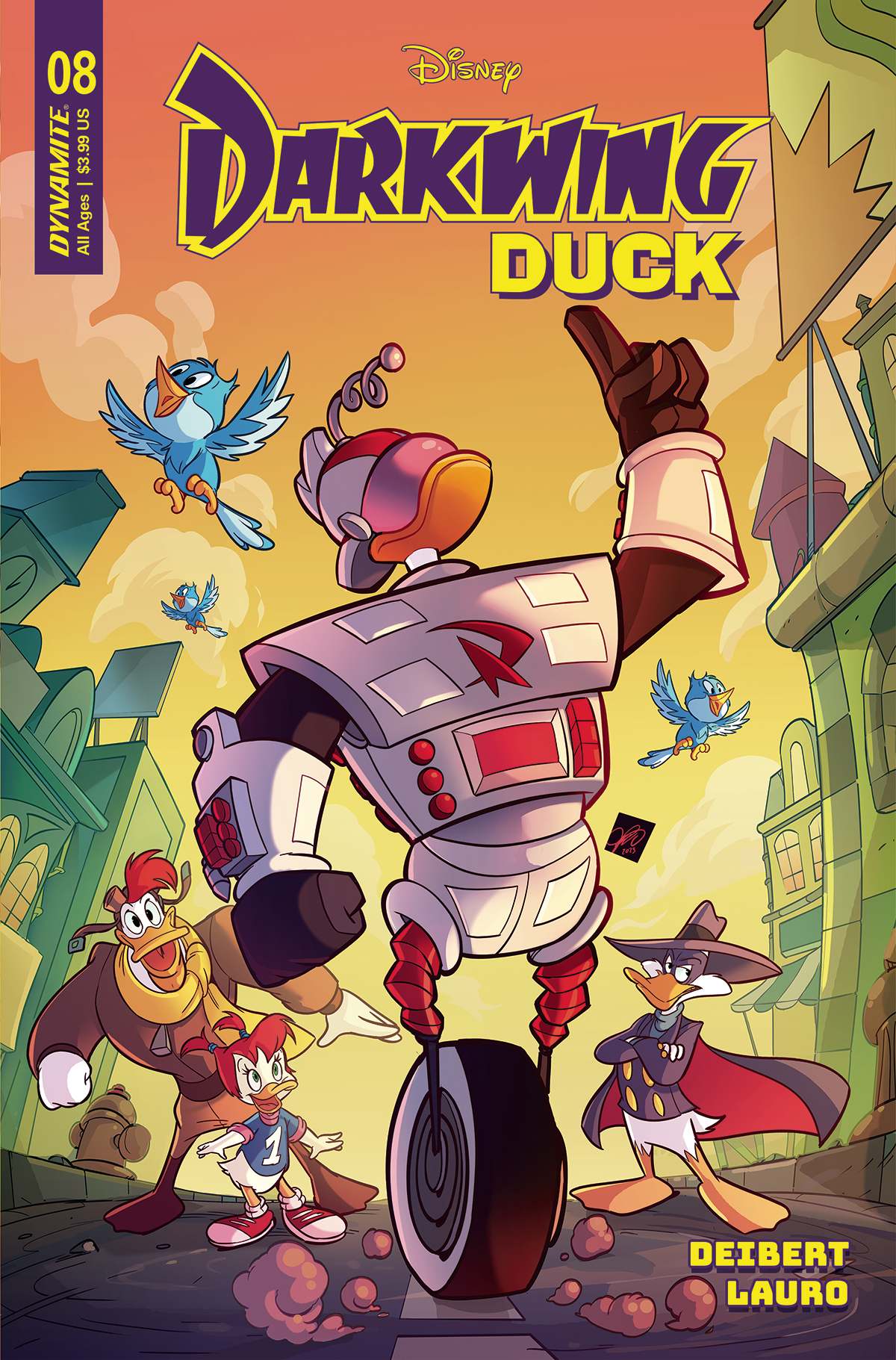 DARKWING DUCK 2023 SERIES 8 Ciro Cangialosi cover E