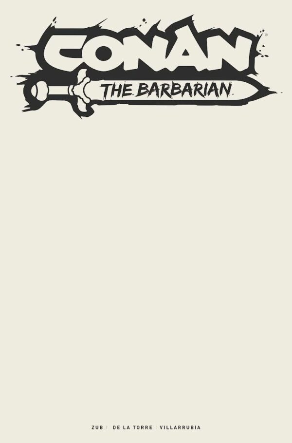 CONAN THE BARBARIAN (2023 SERIES) #1: Colour Blank Sketch cover H