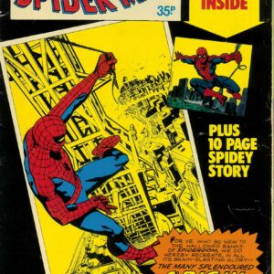 AMAZING SPIDER-MAN POSTER/COMIC: VG/FN (fold out poster and 8 page comic on the back)