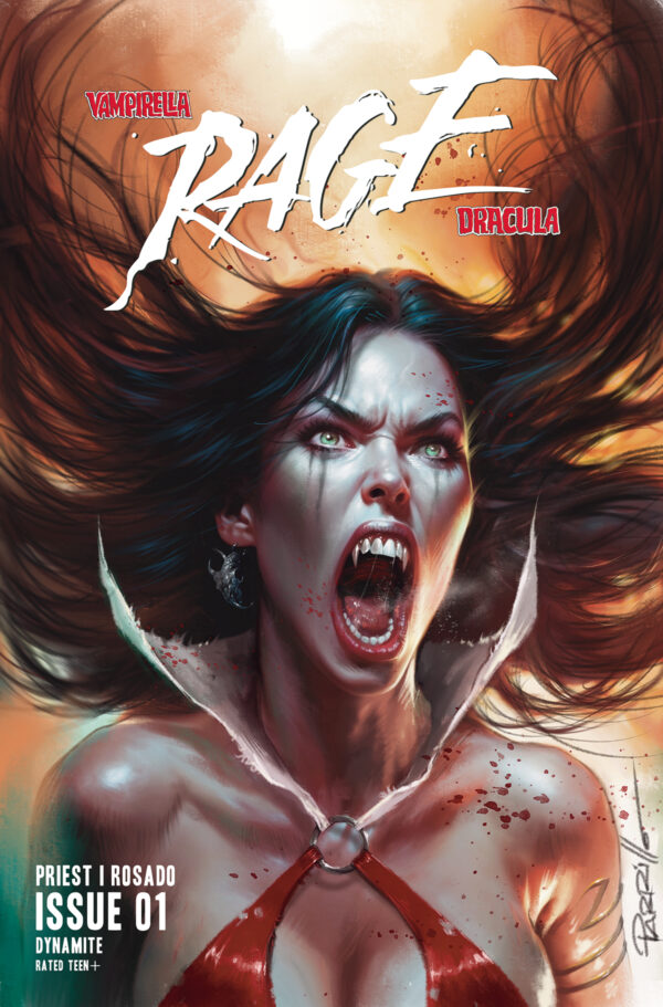 VAMPIRELLA/DRACULA: RAGE #1: Lucio Parrillo cover A