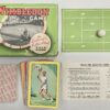 FRED PERRY WIMBLEDON GAME: Complete: board, rules x 2, ball, decks x 2, box VG cont FN