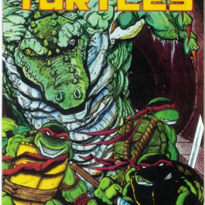 TEENAGE MUTANT NINJA TURTLES (1984-1993 SERIES) #45: 1st cover Leatherhead: Wraparound: VF/NM