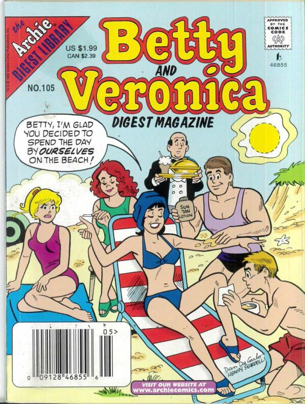 BETTY AND VERONICA DOUBLE DIGEST #105