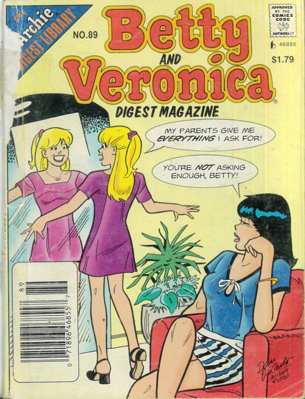 BETTY AND VERONICA DOUBLE DIGEST #89
