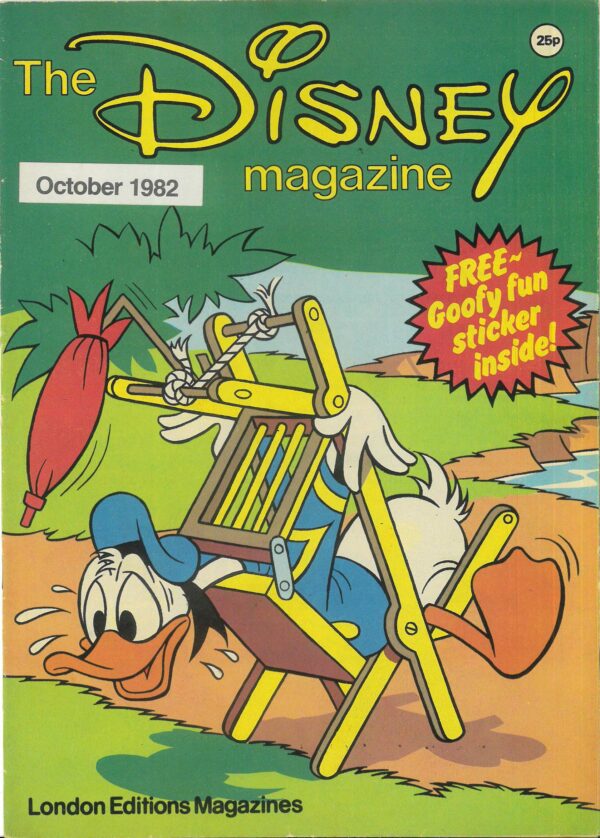 DISNEY MAGAZINE #8: includes insert sticker – VF/NM – rare