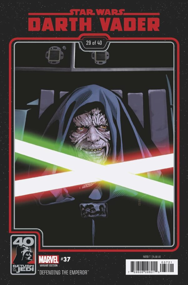 STAR WARS: DARTH VADER (2020 SERIES) #37: Chris Sprouse Return of the Jedi 40th Anniversary cover B