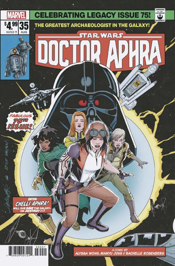 STAR WARS: DOCTOR APHRA (2020 SERIES) #35: Salvador Larroca 75th Legacy Homage cover E